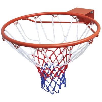 Vidaxl - Basketballkorb mit Netz Orange 45 cm