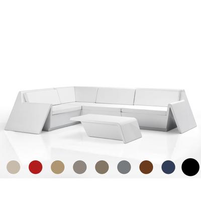 Vondom »REST« Outdoor Modul Mittel-Modul / Lackiert Hochglanz / Black / B 90 x H 74 x T 94 cm Image