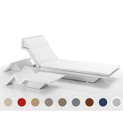 Vondom »REST« Outdoor Sonnenliege Basic matt / ohne Beleuchtung / Red mit Nautical Red 3117 Image