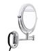 Ivy Bronx Jantzen Double Sided Magnifying Modern & Contemporary Lighted Makeup/Shaving Mirror Metal in Gray | 12.6 H x 9 W x 2.5 D in | Wayfair