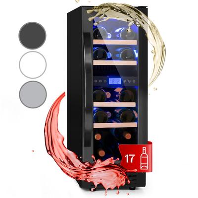 Vinovilla 17 Built-In Duo Zweizonen-Weinkühlschrank 53l 17 Fl. 3-Farben Glastür - Klarstein Image