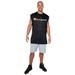 Men's Big & Tall Champion® Script Logo Muscle Tee by Champion in Black (Size 4XLT)