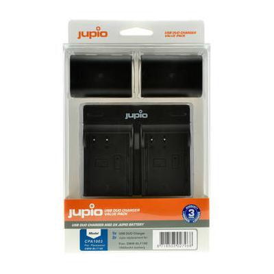 Jupio Pair of DMW-BLF19E Batteries & USB Dual Char...