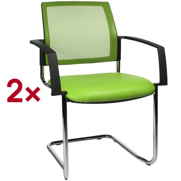 Topstar 2er-Set Stapelstühle »BtoB 20« Softex grün, 48x47 cm