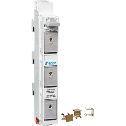 Hager D02 Reitersicherung,3*63A,schaltbar 3-polig, 63A/400V Image