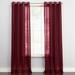 Wide Width BH Studio Sheer Voile Grommet Panel by BH Studio in Burgundy (Size 56" W 108"L) Window Curtain