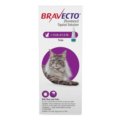 Bravecto Spot On For Large Cats 13.8 Lbs - 27.5 Lb...