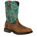 Georgia Boot CarboTec LT 10" Steel Toe - Womens 9 Green Boot Medium