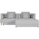 Canapé scandinave multifonction design 4 places berga - grey