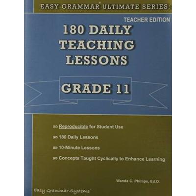 Easy Grammar Ultimate Series Teacher Book - Grade 11