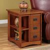 Mission Oak" Magazine Cabinet Table by Powell Furniture in Oa