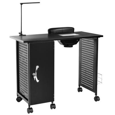 Costway Deluxe Salon Steel Frame Manicure Table