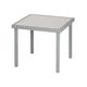 Harbour Housewares 2x Grey 44cm Square Garden Side Table Furniture - Balcony & Patio Coffee Bistro Small Tables - Sussex Range