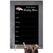 Denver Broncos 11" x 19" Personalized Team Weekly Chalkboard with Frame