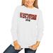 Women's White Wisconsin Badgers No Time to Tie Dye Long Sleeve T-Shirt