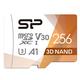 SP Silicon Power 256 GB Micro SD Karte U3 SDXC microsdxc High Speed MicroSD Speicherkarte