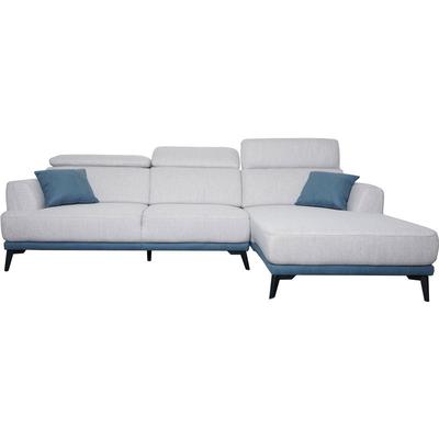 HHG - Sofa 520, Couch Ecksofa L-Form 3-Sitzer, Liegefläche Nosagfederung Taschenfederkern Image