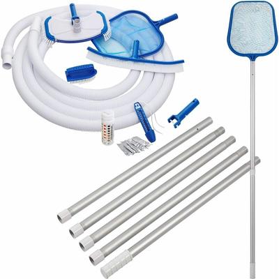 Deuba - Reinigungsset Pool Wartungsset Zubehör Set 8 tlg. Reinigungsbürste Oberflächenkescher Image