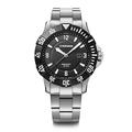 Wenger Seaforce - 43mm, Black dial, Steel Bracelet Watch for Men