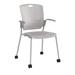Humanscale Cinto Stackable Chair Plastic/Acrylic/Metal in Gray | 35.5 H x 20 W x 16 D in | Wayfair C25S18
