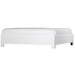 David Francis Furniture 16" Bed Frame Wood in Gray/White | 16 H x 57 W x 79 D in | Wayfair B4005BED-D-S101