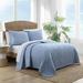 Tommy Bahama Home Solid Costa Sera Cotton Single Reversible Quilt Polyester/Polyfill/Cotton in Blue | King Quilt | Wayfair USHSGR1167156