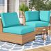 Sol 72 Outdoor™ Rochford Outdoor Cushion Cover Acrylic in Blue | Wayfair 52D89B1D513D42A1B93422888B4F79E1