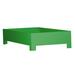 David Francis Furniture 16" Bed Frame Wood in Green | 16 H x 42 W x 79 D in | Wayfair B4005BED-T-S138