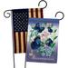 Breeze Decor 2 Piece Jan Mariposas Celestes Friends Bugs & Frogs Impressions Decorative 2-Sided 19" x 13" Garden Flag Set in Black/Brown | Wayfair