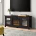 Zipcode Design™ Kohn Fireplace TV Stand for TVs up to 65" Wood in Brown | 25 H in | Wayfair 8F904C6D43BD47F6BD8DA0C5C95EE8A7