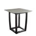 Gracie Oaks Flyte Counter Height Dining Table Marble/Granite/Wood in Black/Brown/Gray | 36 H x 42 W x 42 D in | Wayfair