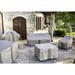 Rebrilliant Modern Leisure Monterey Patio Sectional Lounge Set Cover, 104"L x 83"L x 32"W x 31"H, Beige in Brown | 31 H x 83 W x 104 D in | Wayfair