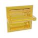 Orren Ellis Haranu Recessed Toilet Paper Holder Metal in Yellow | 3.7 H x 6.1 W x 6.1 D in | Wayfair 6C5F905CA0164D0EBA9035293C46BB46