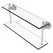 Darby Home Co Lera Wall Shelf Glass/Metal in Gray | 8 H x 22 W x 5.6 D in | Wayfair 4D114CF23F3745F68E776E1286E149F3