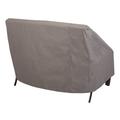 Rebrilliant Modern Leisure Garrison Patio Loveseat Cover, Waterproof, 66"L x 40"W x 39"H, Granite Metal in Gray | 39 H x 66 W x 40 D in | Wayfair