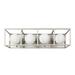 Williston Forge ConCourse 4-Light Bath Bar, Glass in Gray | 5.2 H x 19.13 W x 7 D in | Wayfair 6E3737EEFEA146E59EAC7A27A113CAD2