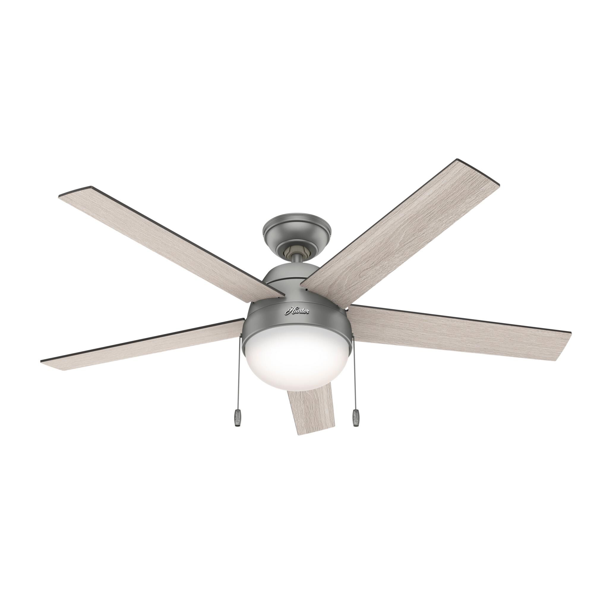 Hunter Fan Anslee 52 Inch Ceiling Fan with Light Kit - 50230