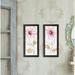 House of Hampton® 'Simply Pink IV & V' by Daphne Brissonnet - 2 Piece Picture Frame Painting Print Set on | 20 H x 8 W x 0.75 D in | Wayfair