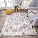 Black/Gray 60 x 0.31 in Area Rug - Kelly Clarkson Home Hector Performance Oriental Gray/Ivory/Black Indoor Rug, | 60 W x 0.31 D in | Wayfair