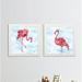 Bay Isle Home™ 'Feathered I & II' by Paul Brent - 2 Piece Picture Frame Painting Print Set on Paper Paper | 14 H x 14 W x 0.75 D in | Wayfair