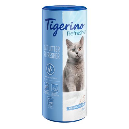 Tigerino Refresher Naturton-Deodorant für Katzenstreu - 700 g Baumwollblütenduft