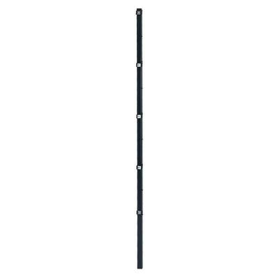 Estexo - Pfosten für Doppelstabmattenzaun 210 cm ral 7016 Gartenzaun Stabmattenzaun Image