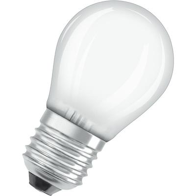 OSRAM Filament LED Lampe mit E27 Sockel, Warmweiss (2700K), Tropfenform, 4W, Ersatz für Image