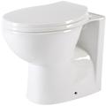 Select - Ovale Stand Toilette inkl. Sitz mit Absenkautomatik exkl. Spülkasten - Hudson Reed