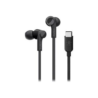 Belkin in-Ear USB-C Headphones with Mic Control Black