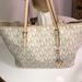 Michael Kors Bags | Beautiful Michael Kors Shoulder Bag, Worn Twice. | Color: Cream | Size: Large