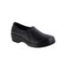 Women's Tiffany Flats by Easy Street in Black Rose Embossed (Size 7 1/2 M)