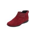 Women's The Farren Bootie by Comfortview in Rich Burgundy (Size 7 1/2 M)