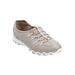 Extra Wide Width Women's CV Sport Tory Slip On Sneaker by Comfortview in Multi Taupe (Size 8 WW)