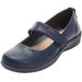 Women's The Carla Mary Jane Flat by Comfortview in Navy (Size 10 M)